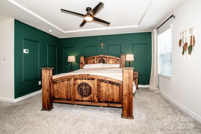 11951 Old Statesville Rd, Huntersville, NC 28078 - bedroom featuring light carpet, baseboards, and a ceiling fan