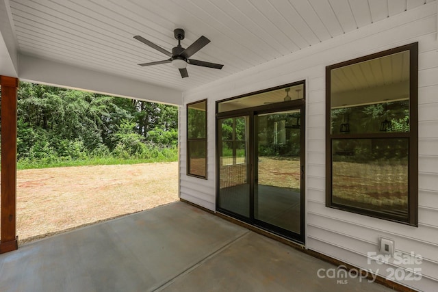 4975 Rimer Rd Unit 1, Concord, NC 28025 - view of patio with ceiling fan