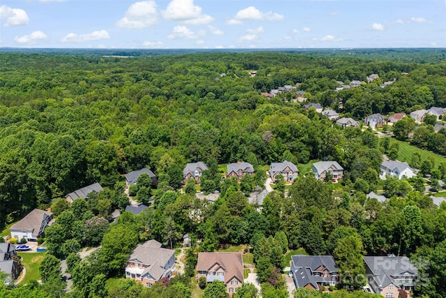 6300 Latta Springs Cir, Huntersville, NC 28078 - aerial perspective of suburban area featuring a heavily wooded area