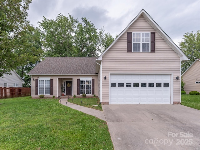 379 Running Briar Rd, Fletcher, NC 28732 - traditional-style home with concrete driveway, roof with shingles, and a garage