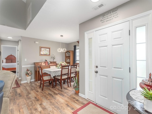 379 Running Briar Rd, Fletcher, NC 28732 - foyer entrance featuring light wood-style flooring and baseboards