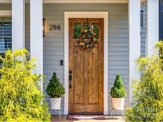294 W Main St, Brevard, NC 28712 - entrance to property with a porch