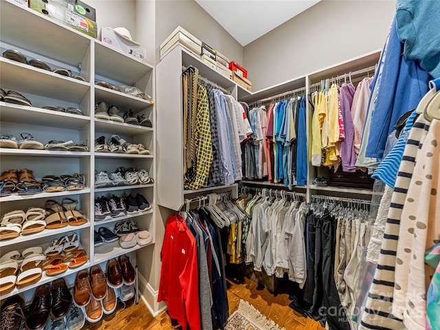 294 W Main St, Brevard, NC 28712 - spacious closet with wood finished floors