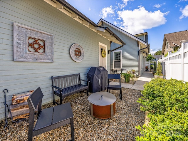 294 W Main St, Brevard, NC 28712 - view of patio / terrace featuring grilling area