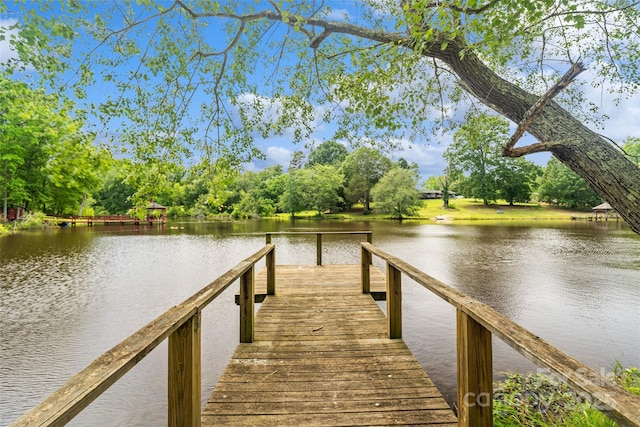 2021 Beamguard Rd, Clover, SC 29710 - dock area featuring a water view