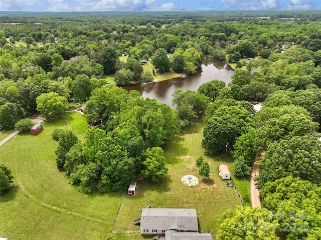 2021 Beamguard Rd, Clover, SC 29710 - aerial view of a nearby body of water and a heavily wooded area