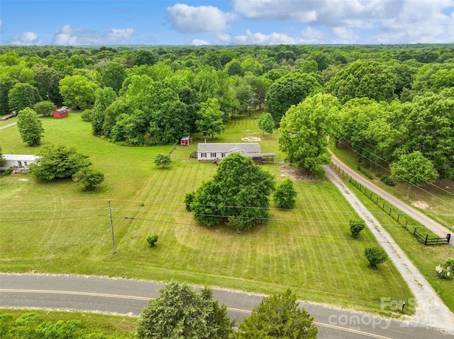 2021 Beamguard Rd, Clover, SC 29710 - aerial view of sparsely populated area featuring a heavily wooded area