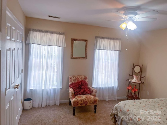 15494 Donnington Dr, Charlotte, NC 28277 - bedroom featuring carpet and ceiling fan