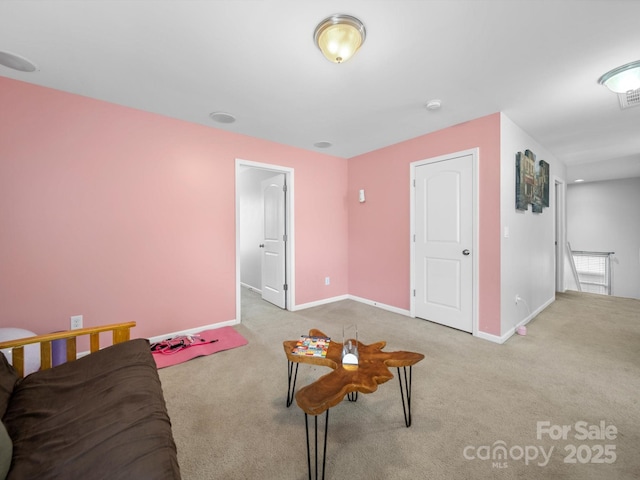 10426 Kempsford Dr, Charlotte, NC 28262 - living room featuring carpet floors and baseboards