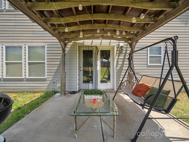 10426 Kempsford Dr, Charlotte, NC 28262 - view of patio / terrace featuring a pergola