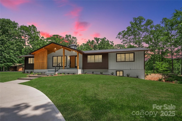 5033 Waxhaw Indian Trail Rd, Matthews, NC 28104 - back of property with a lawn