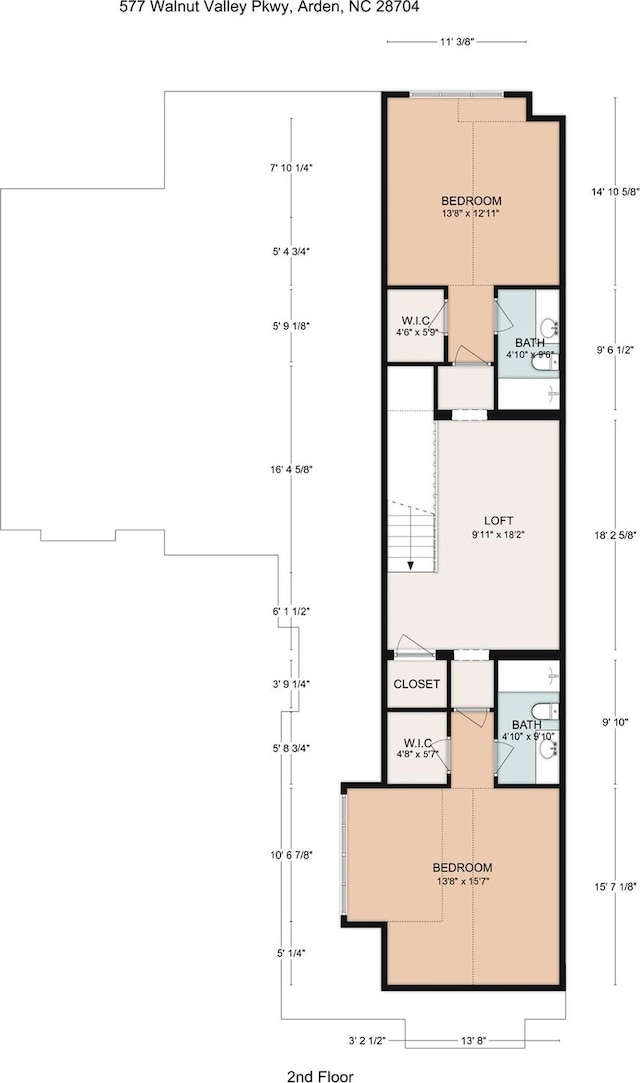 577 Walnut Valley Pkwy, Arden, NC 28704 - home floor plan
