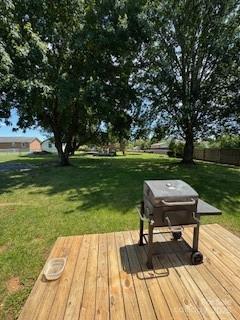 2669 Icard Rhodhiss Rd, Connelly Springs, NC 28612 - deck featuring a lawn