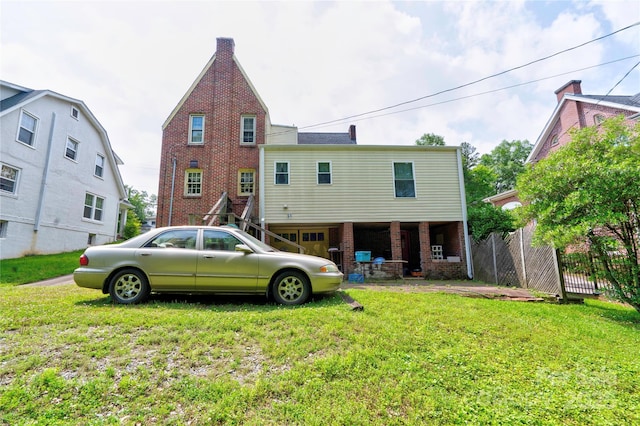 611 E Marion St, Shelby, NC 28150 - back of house featuring brick siding