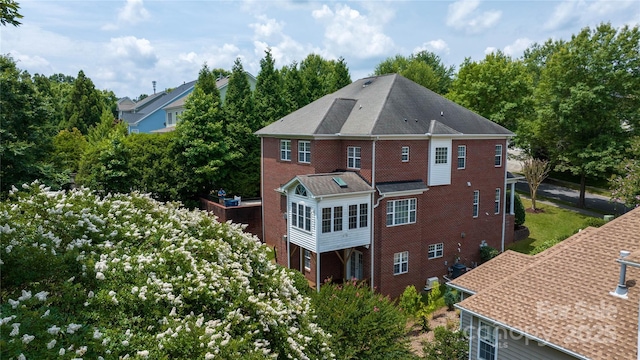 1009 Brookline Dr, Huntersville, NC 28078 - back of house with brick siding