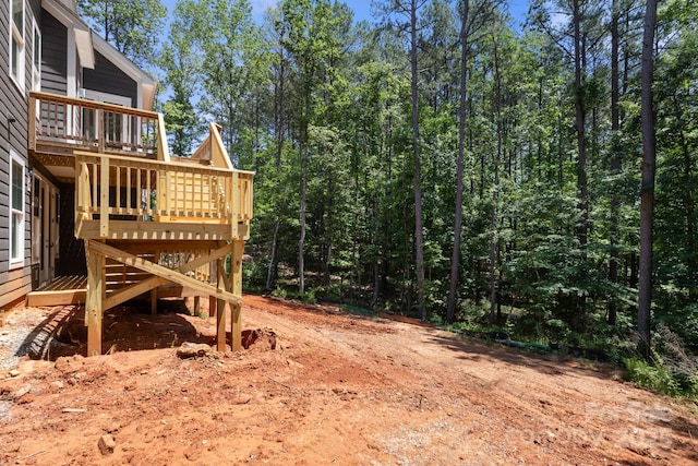 6782 Kingfisher Ct, Denver, NC 28037 - view of yard featuring a wooden deck