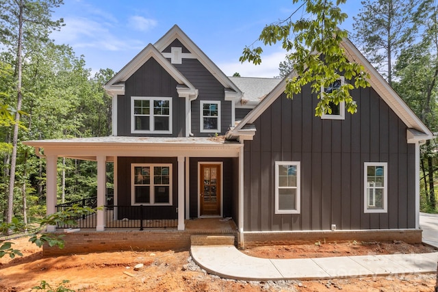 6782 Kingfisher Ct, Denver, NC 28037 - view of front of home featuring a porch and board and batten siding