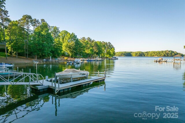 9002 Fair Oak Dr, Sherrills Ford, NC 28673 - dock area featuring a water view