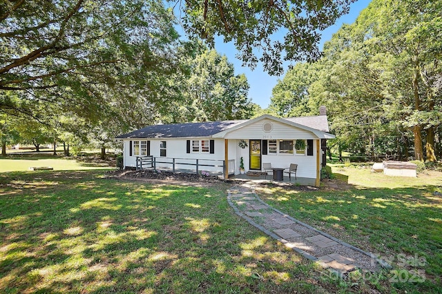 2903 Price Rushing Rd, Monroe, NC 28110 - view of front of property featuring a front yard