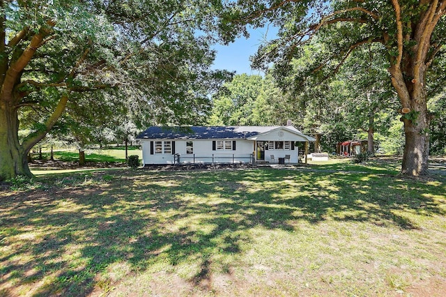 2903 Price Rushing Rd, Monroe, NC 28110 - view of front of property with a front lawn