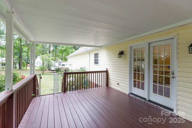 785 Sanside Dr, York, SC 29745 - view of wooden deck