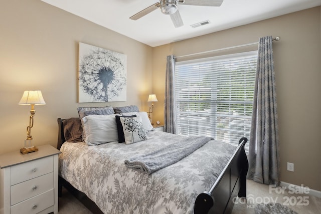 4430 Bravery Pl SW, Concord, NC 28027 - bedroom with light carpet, ceiling fan, and baseboards