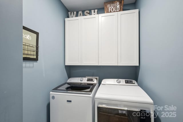 4430 Bravery Pl SW, Concord, NC 28027 - laundry room with cabinet space and separate washer and dryer