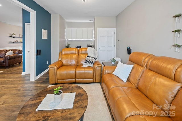 20 Daphne Dr, Arden, NC 28704 - living room featuring wood finished floors and baseboards