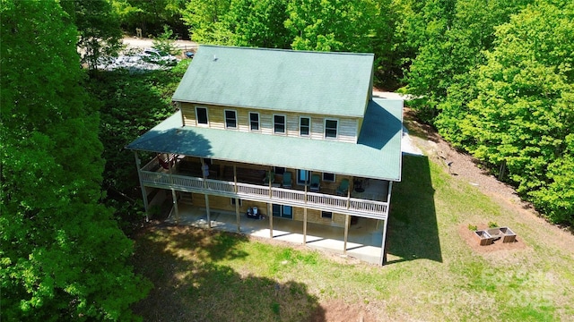 658 Green Point Ln, Boomer, NC 28606 - view from above of property
