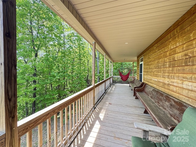 658 Green Point Ln, Boomer, NC 28606 - view of wooden porch