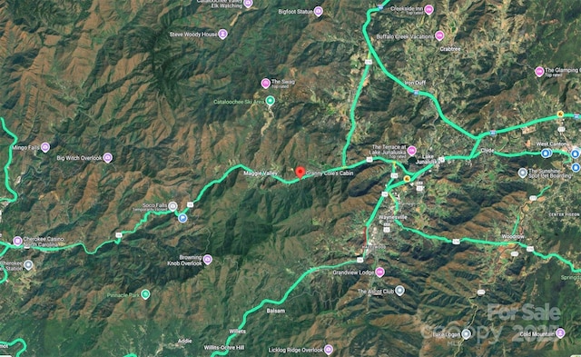 37 Sassafras Ln, Maggie Valley, NC 28751 - aerial view of property's location
