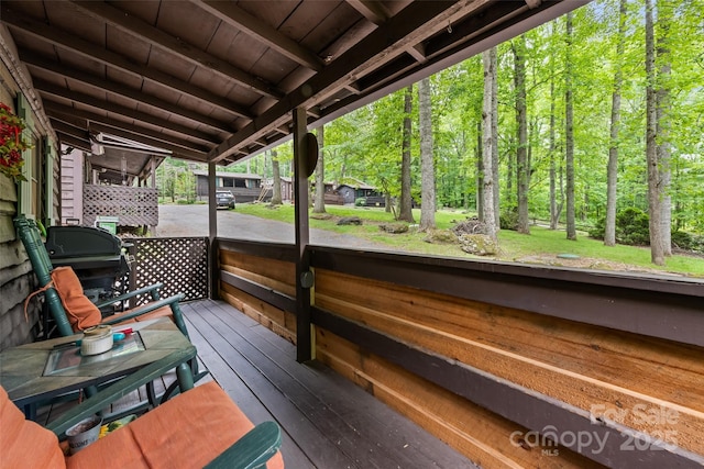 37 Sassafras Ln, Maggie Valley, NC 28751 - view of deck