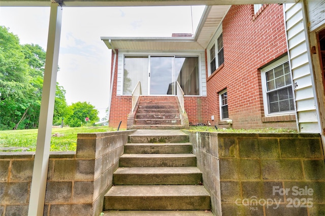 800 Charles Rd, Shelby, NC 28150 - property entrance with brick siding