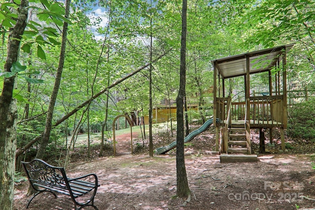 145 Jobes Trl, Mill Spring, NC 28756 - view of jungle gym