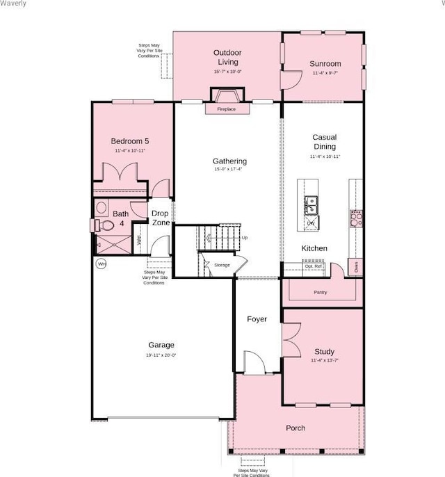 1431 Hubert Graham Way, Tega Cay, SC 29708 - room layout