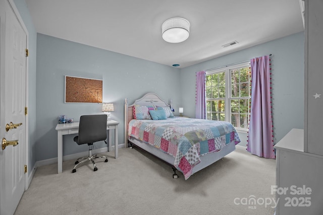 16028 Cranleigh Dr, Huntersville, NC 28078 - bedroom with light carpet, baseboards, and an office area