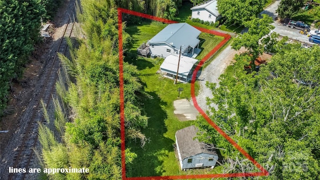 13 Rosscraggon Dr, Asheville, NC 28803 - view of subject property featuring property boundaries highlighted