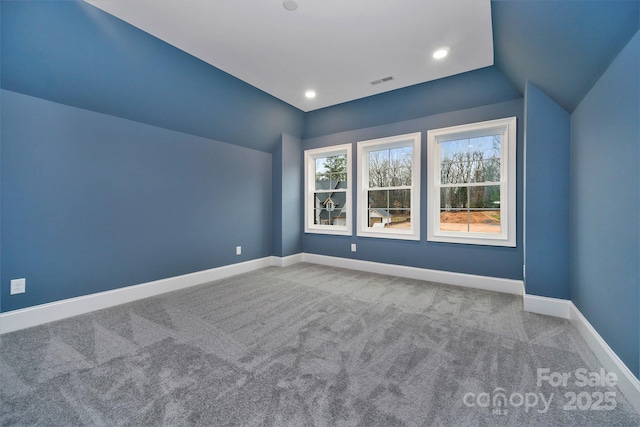 7215 Alexander Rd Unit 4, Charlotte, NC 28270 - additional living space featuring carpet flooring, baseboards, and recessed lighting
