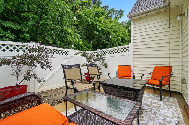 3071 Des Prez Ave, Fort Mill, SC 29707 - fenced backyard featuring a patio