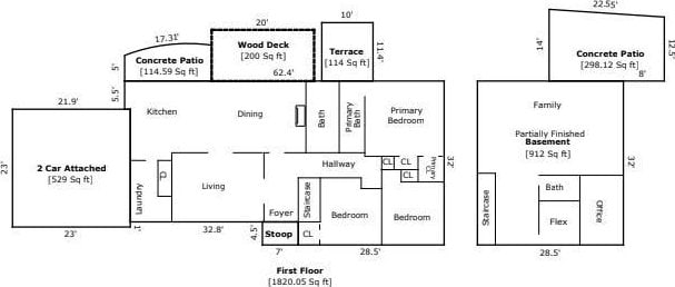 308 Odell St, Kannapolis, NC 28083 - property floor plan