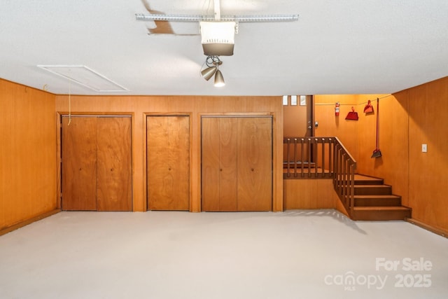 8117 Rising Meadow Rd, Charlotte, NC 28277 - foyer featuring wood walls