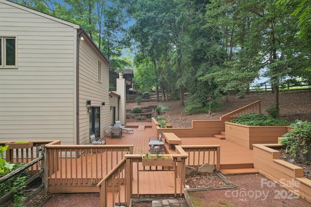 8117 Rising Meadow Rd, Charlotte, NC 28277 - deck with outdoor dining space