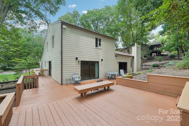 8117 Rising Meadow Rd, Charlotte, NC 28277 - view of wooden deck