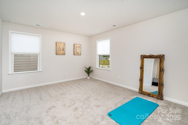 16018 River Tree Ln, Charlotte, NC 28278 - spare room with carpet flooring and baseboards