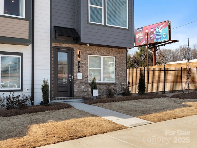 5508 Swaling St, Charlotte, NC 28217 - property entrance with brick siding