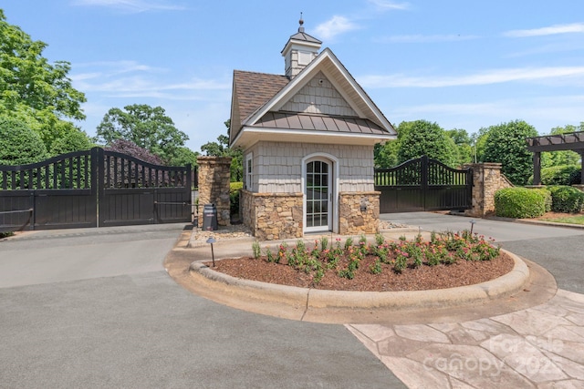 8066 Edgewater Dr Unit 103, Norwood, NC 28128 - community sign with a gate
