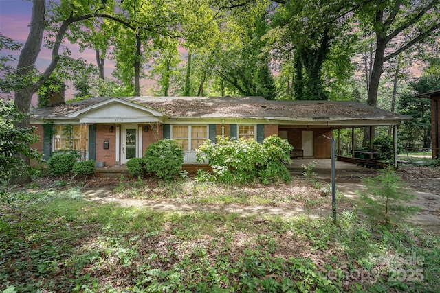 3526 Craig Ave, Charlotte, NC 28211 - single story home featuring brick siding and an attached carport