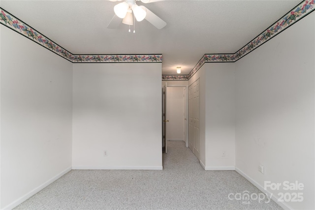 9006 Four Mile Creek Rd, Charlotte, NC 28277 - carpeted spare room featuring ceiling fan and baseboards