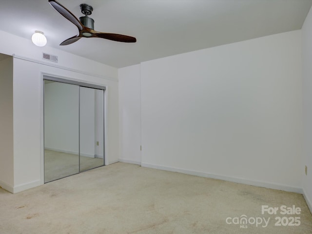 8 Sunrise Point Rd, Lake Wylie, SC 29710 - unfurnished bedroom with carpet flooring, baseboards, a closet, and a ceiling fan