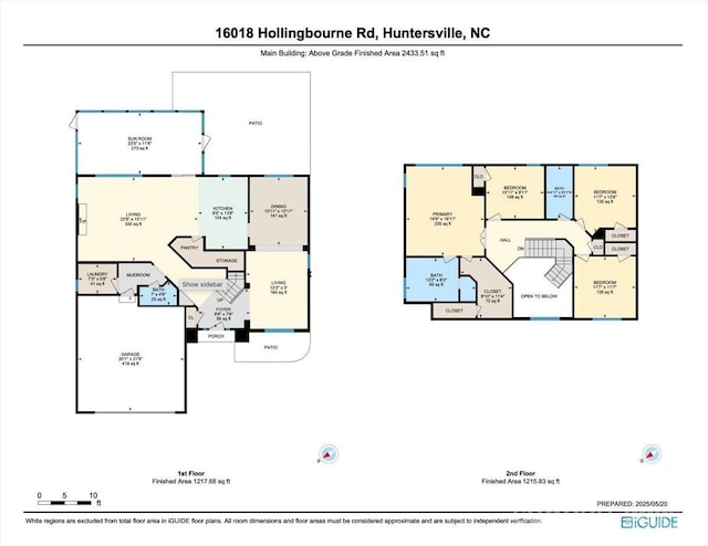 16018 Hollingbourne Rd, Huntersville, NC 28078 - room layout